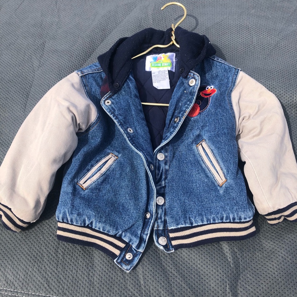 Sesame Street Jean Jacker Vintage
